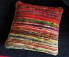 Karmadori_Multi Color Cotton Dhurrie Ekoniva Handwoven Cushion Cover Of 4_at_Aza_Fashions