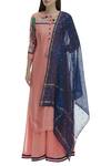 Arihant Rai Sinha_Coral Embroidered Kurta Palazzo Set_Online_at_Aza_Fashions