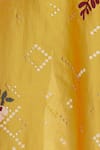 Sahil Kochhar_Yellow Chanderi Round Embroidered Kurta  _at_Aza_Fashions