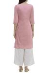 Shop_Samyukta Singhania_Pink Kurta With Banarasi Palazzo_at_Aza_Fashions