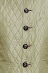 Gaurav Katta_Cream Silk Quilted Bandhgala _at_Aza_Fashions