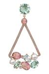 Shop_Atelier Mon_Multi Color Crystals Triangular Earrings_at_Aza_Fashions
