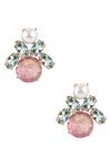 Buy_Atelier Mon_Multi Color Crystals Studs_at_Aza_Fashions