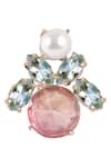 Atelier Mon_Multi Color Crystals Studs_Online_at_Aza_Fashions