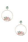 Buy_Atelier Mon_Gold Plated Crystals Danglers_at_Aza_Fashions