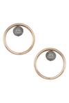 Buy_Atelier Mon_Gold Plated Crystals Circular Stud Earrings_at_Aza_Fashions