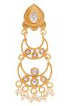 Anita Dongre Gold Plated Crystal Aalia Dangler Earrings Online at Aza Fashions Anita Dongre_Gold Plated Crystal Aalia Dangler Earrings_Online_at_Aza_Fashions
