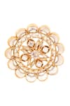 Anita Dongre_Gold Plated Crystal Adya Studs_Online_at_Aza_Fashions