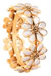 Anita Dongre Gold Plated Crystal Amna Bangle Online at Aza Fashions Anita Dongre_Gold Plated Crystal Amna Bangle_Online_at_Aza_Fashions