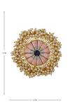 Shop_Bauble Bazaar_Gold Plated Pearl Circular Bead Ring_Online_at_Aza_Fashions