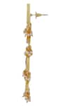 Buy_BAUBLE BAZAAR_Gold Plated Pearl Tiered Bead Danglers_Online_at_Aza_Fashions