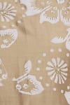Seema Nanda_Beige Chanderi Silk Round Kurta  _at_Aza_Fashions