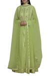 Buy Shyam Narayan Prasad Green Embroidered Anarkali Set at Aza Fashions Buy_Shyam Narayan Prasad_Green Embroidered Anarkali Set _at_Aza_Fashions