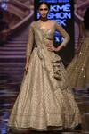 Buy_Anushree Reddy_Off White Organza Embroidered Lehenga Set_at_Aza_Fashions