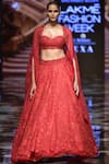 Buy_Anushree Reddy_Organza Embroidered Lehenga Set_at_Aza_Fashions