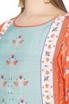 Buy_Soup By Sougat Paul_Orange Round Printed Kurta Set _Online_at_Aza_Fashions
