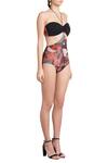 Buy_Shivan & Narresh_Black Italian Jersey Trikini_at_Aza_Fashions