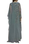 Shop Not So Serious By Pallavi Mohan Grey Embellished Kaftan Dress at Aza Fashions Shop_Not So Serious By Pallavi Mohan_Grey Embellished Kaftan Dress_at_Aza_Fashions
