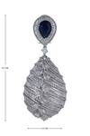 Buy_Moh-Maya By Disha Khatri_Silver Plated Stone Danglers_Online_at_Aza_Fashions