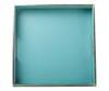 Shop_Sammsara_Blue Pu Leather Square Tray_at_Aza_Fashions