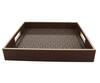 Buy Sammsara Brown Pu Leather Ceylon Serving Tray Online at Aza Fashions Buy_Sammsara_Brown Pu Leather Ceylon Serving Tray_Online_at_Aza_Fashions