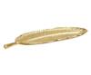 Shop_Sammsara_Gold Aluminium Banana Leaf Platter_Online_at_Aza_Fashions