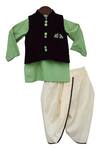 Shop Fayon Kids Wine Cotton, Crepe Embroidery Nehru Jacket Kurta Set Online at Aza Fashions Shop_Fayon Kids_Wine Cotton, Crepe Embroidery Nehru Jacket Kurta Set _Online_at_Aza_Fashions