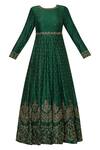 Shop_Astha Narang_Green Embroidered Anarkali Set_Online_at_Aza_Fashions