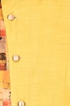 Arihant Rai Sinha_Yellow Silk Printed Kurta Set _at_Aza_Fashions