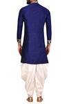 Shop_Arihant Rai Sinha_Blue Silk Kurta Pant Set_at_Aza_Fashions