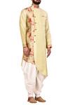 Arihant Rai Sinha_Cream Silk Kurta Pant Set_Online_at_Aza_Fashions