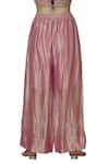 Buy_Urvashi Kaur_Pink Tissue Silk Palazzo _Online_at_Aza_Fashions