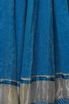 Buy_Urvashi Kaur_Blue Tissue Silk Printed Lehenga _Online_at_Aza_Fashions