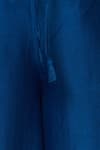 Buy_Urvashi Kaur_Blue Chanderi Silk Palazzo Pant  _Online_at_Aza_Fashions