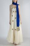 Buy_Masaba_Blue Silk Embroidered Kurta Set_at_Aza_Fashions