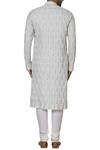 Shop_Manish Malhotra_Off White Silk Embroidered Kurta Set_at_Aza_Fashions