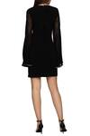 Shop_Namrata Joshipura_Black Jersey Embellished Short Dress_at_Aza_Fashions