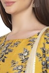 Buy_Soup by Sougat Paul_Beige Malasiyan Silk Round Printed Anarkali With Dupatta _Online_at_Aza_Fashions