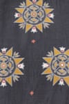 Soup by Sougat Paul_Beige Muslin Slub Round Printed Top Palazzo Set _at_Aza_Fashions