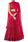 Buy_Tamanna Punjabi Kapoor_Pink Embroidered Lehenga Set_Online_at_Aza_Fashions