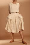 Buy_Mati_Off White Embroidered Skirt With Top_at_Aza_Fashions