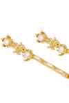 Buy_Zariin_Gold Beads Hair Pin_Online_at_Aza_Fashions