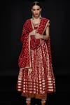 Vikram Phadnis_Raw Silk Embroidered Anarkali Kurta Set_Online_at_Aza_Fashions