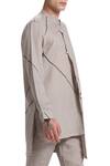 Buy_Son of A Noble Snob_Grey Linen Kurta  _Online_at_Aza_Fashions