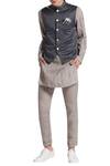 Buy_Son of A Noble Snob_Grey Cotton Nehru Jacket For Men_Online_at_Aza_Fashions