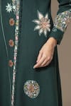 Shop_AMPM_Green Floral Wool Jacket_Online_at_Aza_Fashions