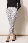 Ampm_Black Printed Pant Set_at_Aza_Fashions