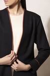 Buy Ampm Black Wool Jacket Online at Aza Fashions Buy_Ampm_Black Wool Jacket_Online_at_Aza_Fashions