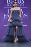 Buy_Amit GT_Blue Tulle Layered Tube Gown  _at_Aza_Fashions