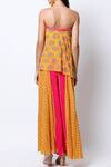 Shop_Nikasha_Yellow Printed Top Pant Set _at_Aza_Fashions